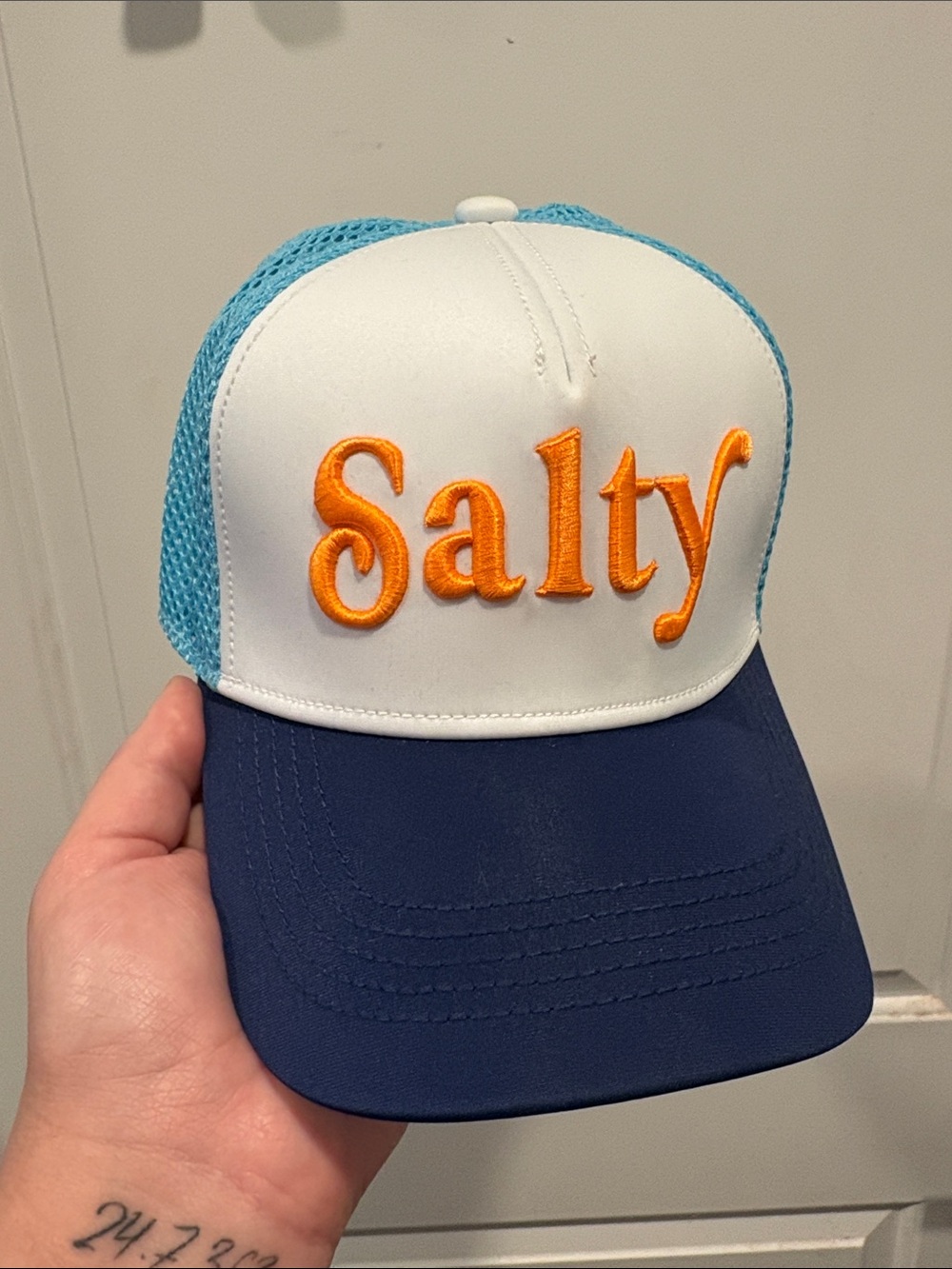 SHIRALEAH SALTY TRUCKER HAT